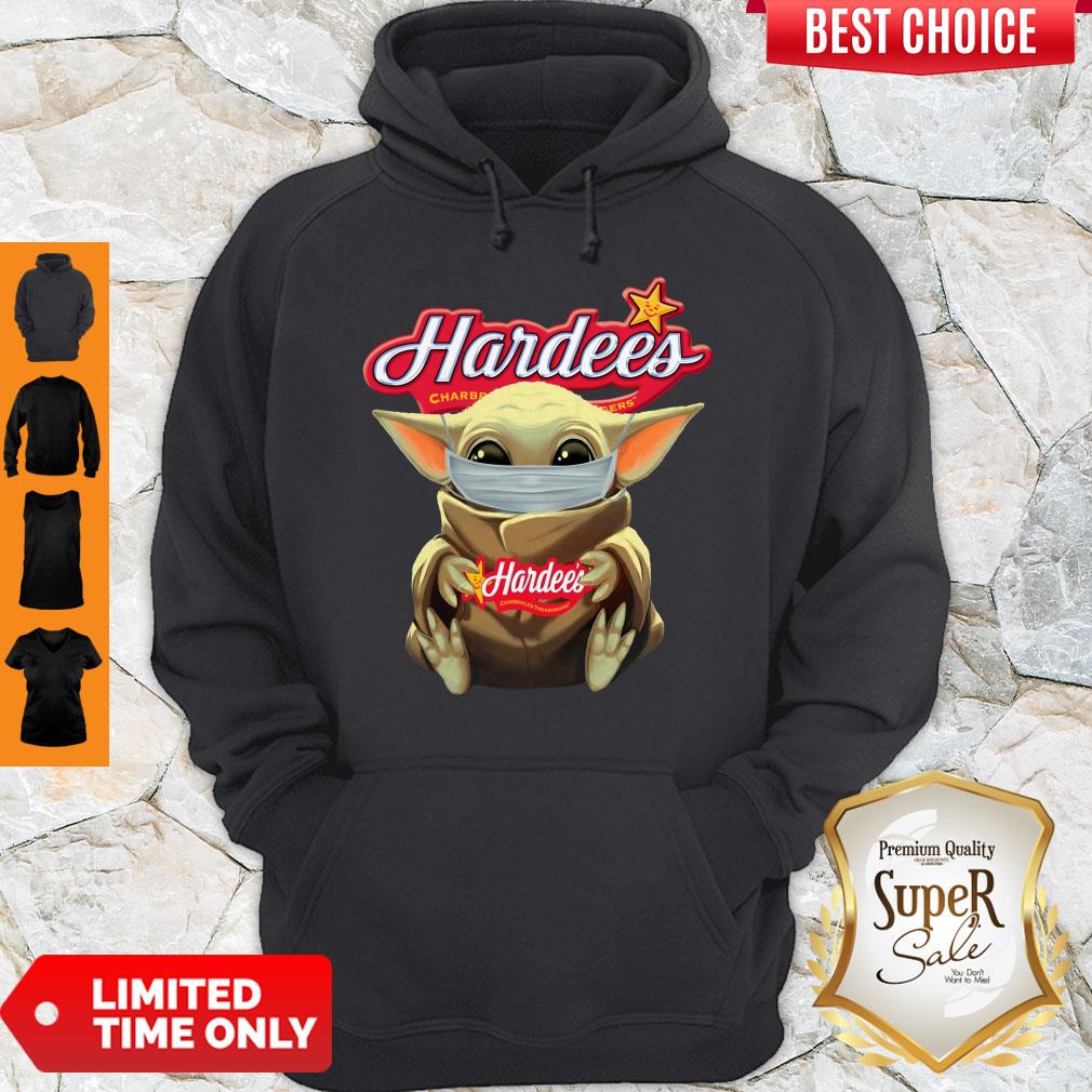 Pretty Baby Yoda Face Mask Hug Hardee’s Hoodie Pretty Baby Yoda Face Mask Hug Hardee’s Hoodie
