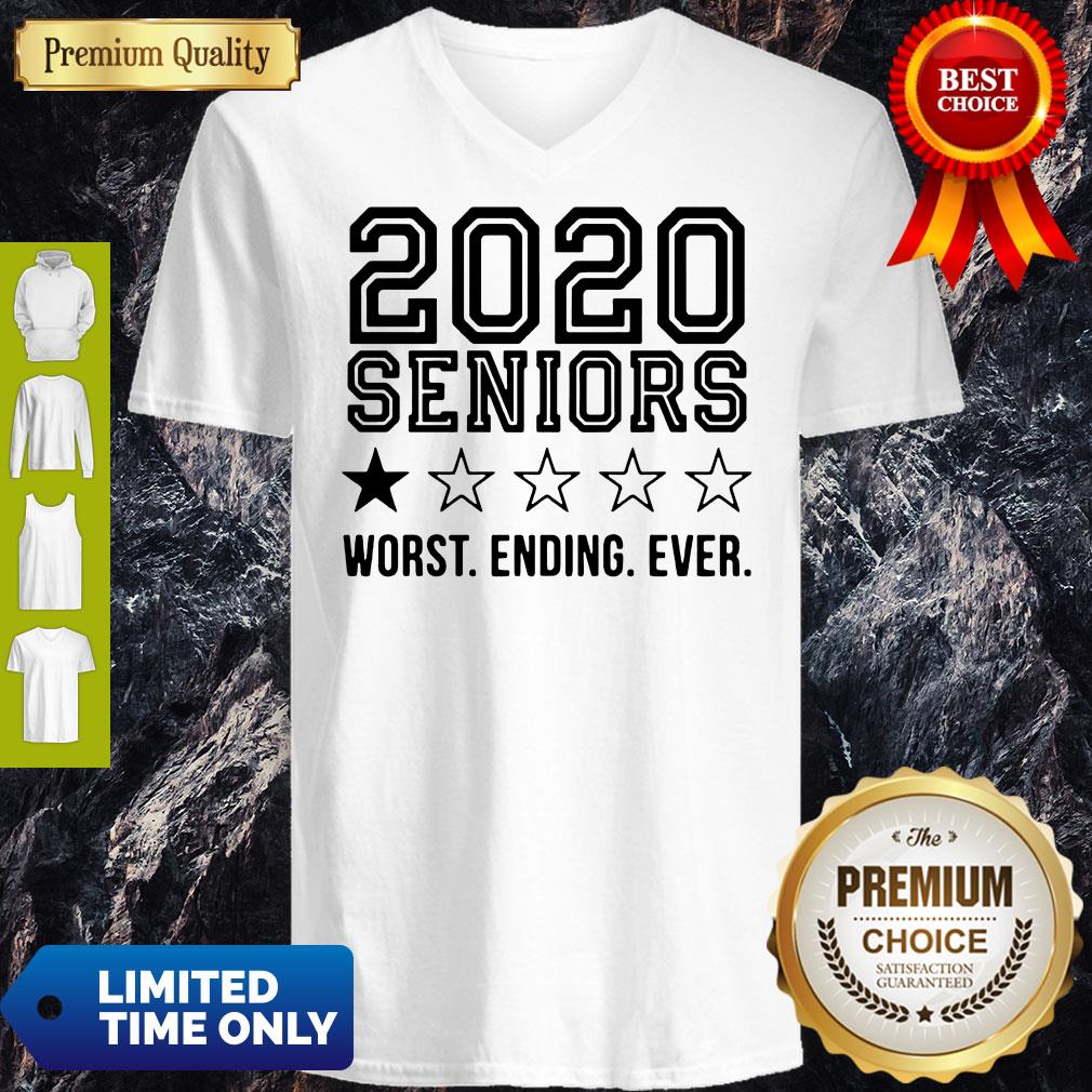 Pretty 2020 Seniors Worst Ending Ever V-Neck Pretty 2020 Seniors Worst Ending Ever V-Neck