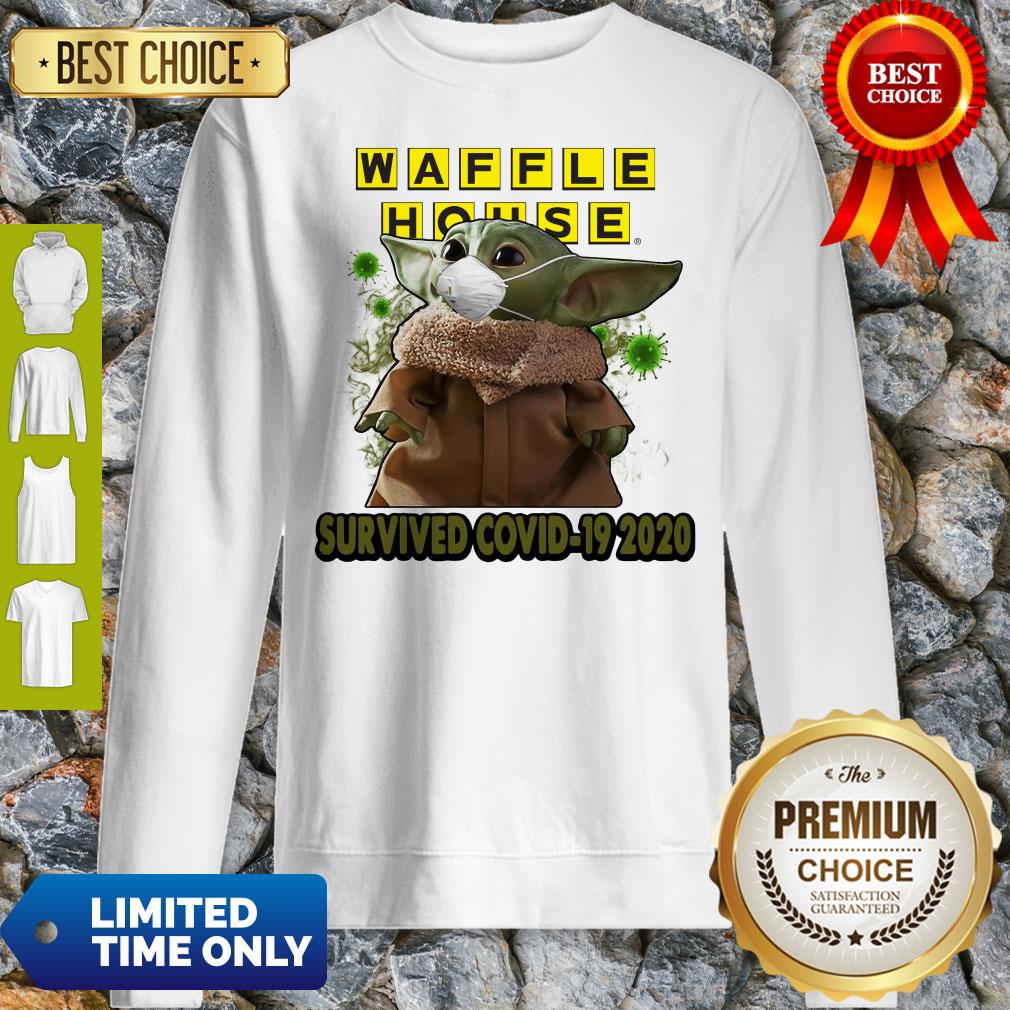 Baby Yoda Mask Waffle House Survived COVID-19 2020 Sweatshirt Baby Yoda Mask Waffle House Survived COVID-19 2020 Sweatshirt