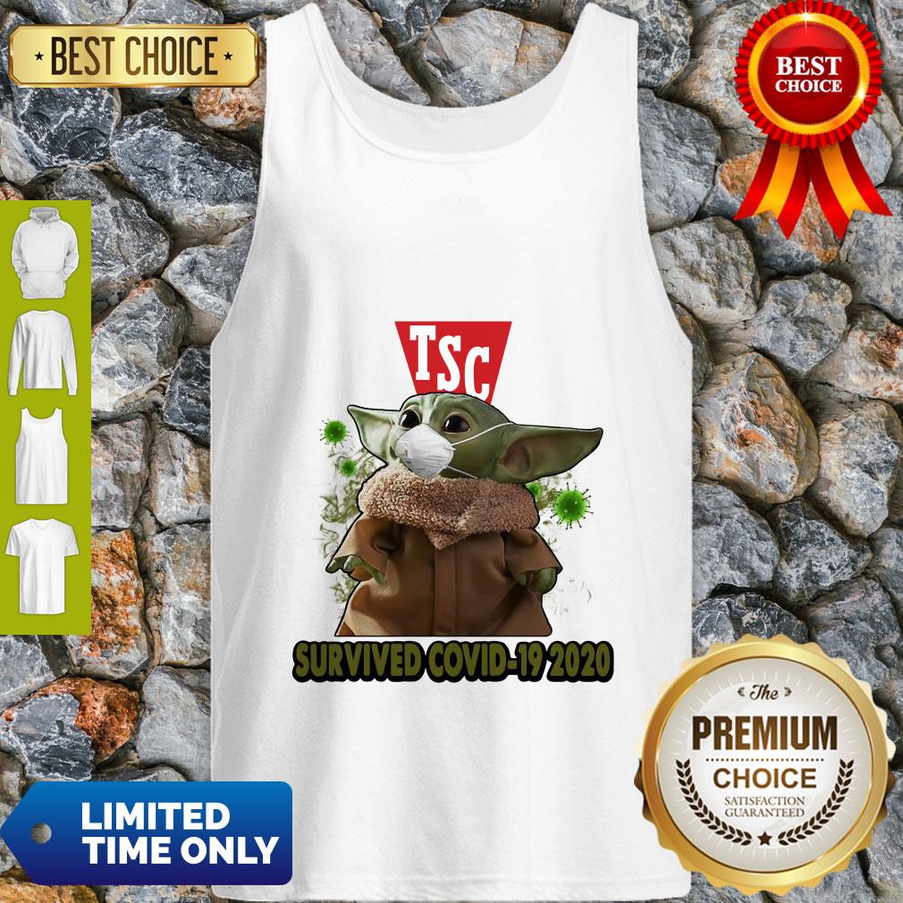 Baby Yoda Mask TSC Survived COVID-19 2020 Tank Top Baby Yoda Mask TSC Survived COVID-19 2020 Tank Top