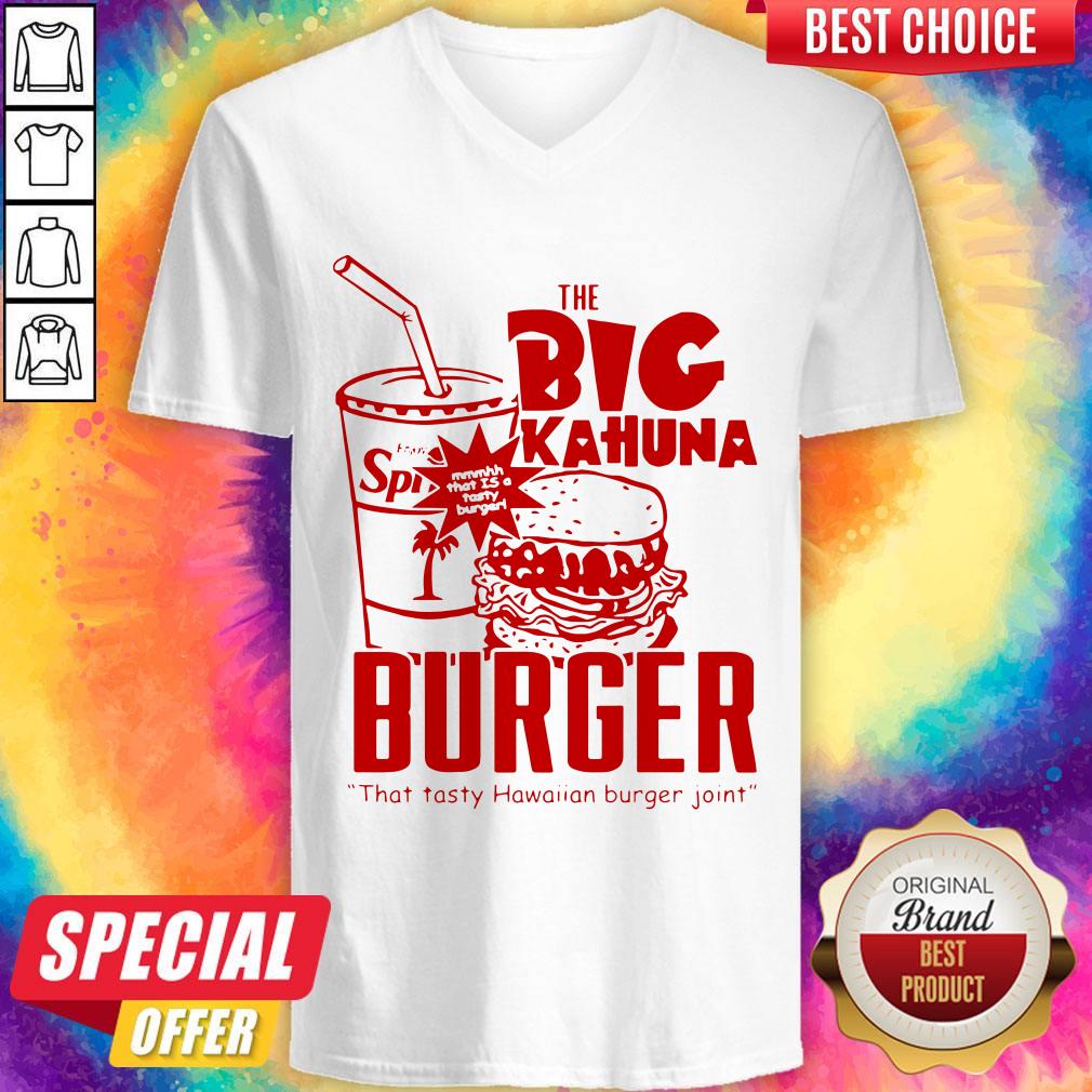 Official The Big Kahuna Burger That Tan Burger Joint V-neck Official The Big Kahuna Burger That Tan Burger Joint V-neck