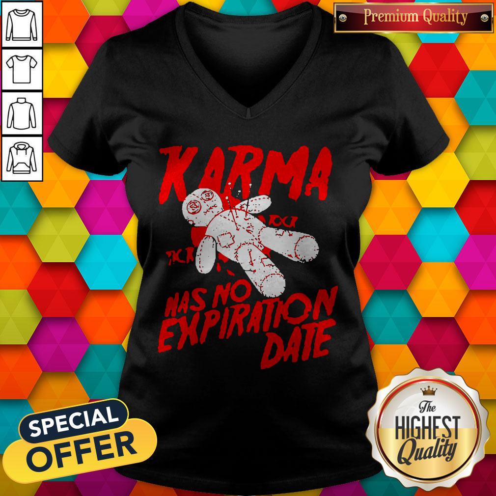 Official Blood Karma Has No Expiration Date V-neck Official Blood Karma Has No Expiration Date V-neck