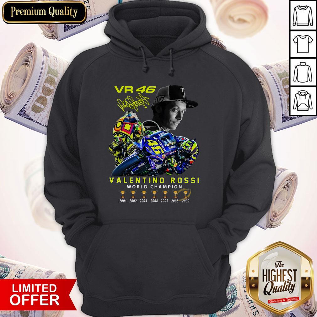 Premium VR46 Valentino Rossi Signature Hoodie Premium VR46 Valentino Rossi Signature Hoodie