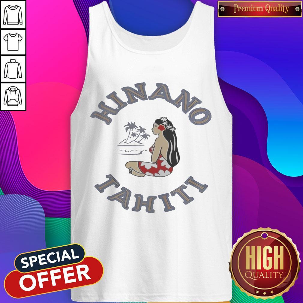 Pretty Hinano Tahiti Girl Beach Coconut Tree Tank Top Pretty Hinano Tahiti Girl Beach Coconut Tree Tank Top