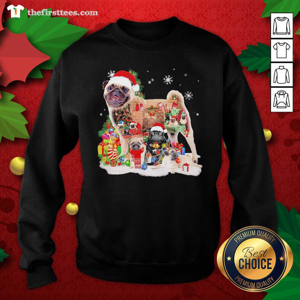 Pugs Hat Santa Happy Merry Christmas 2020 Sweatshirt - Design by Thefirsttees.com Pugs Hat Santa Happy Merry Christmas 2020 Sweatshirt - Design by Thefirsttees.com