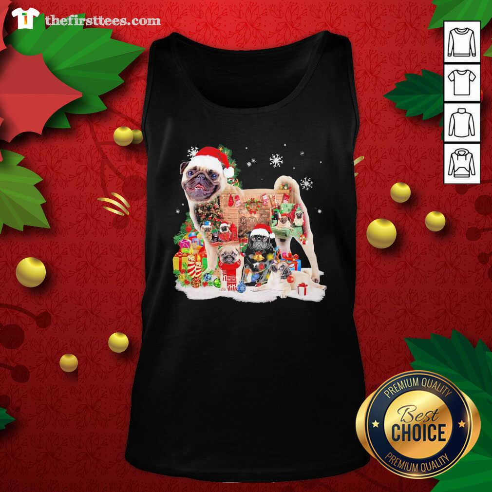 Pugs Hat Santa Happy Merry Christmas 2020 Tank Top - Design by Thefirsttees.com Pugs Hat Santa Happy Merry Christmas 2020 Tank Top - Design by Thefirsttees.com