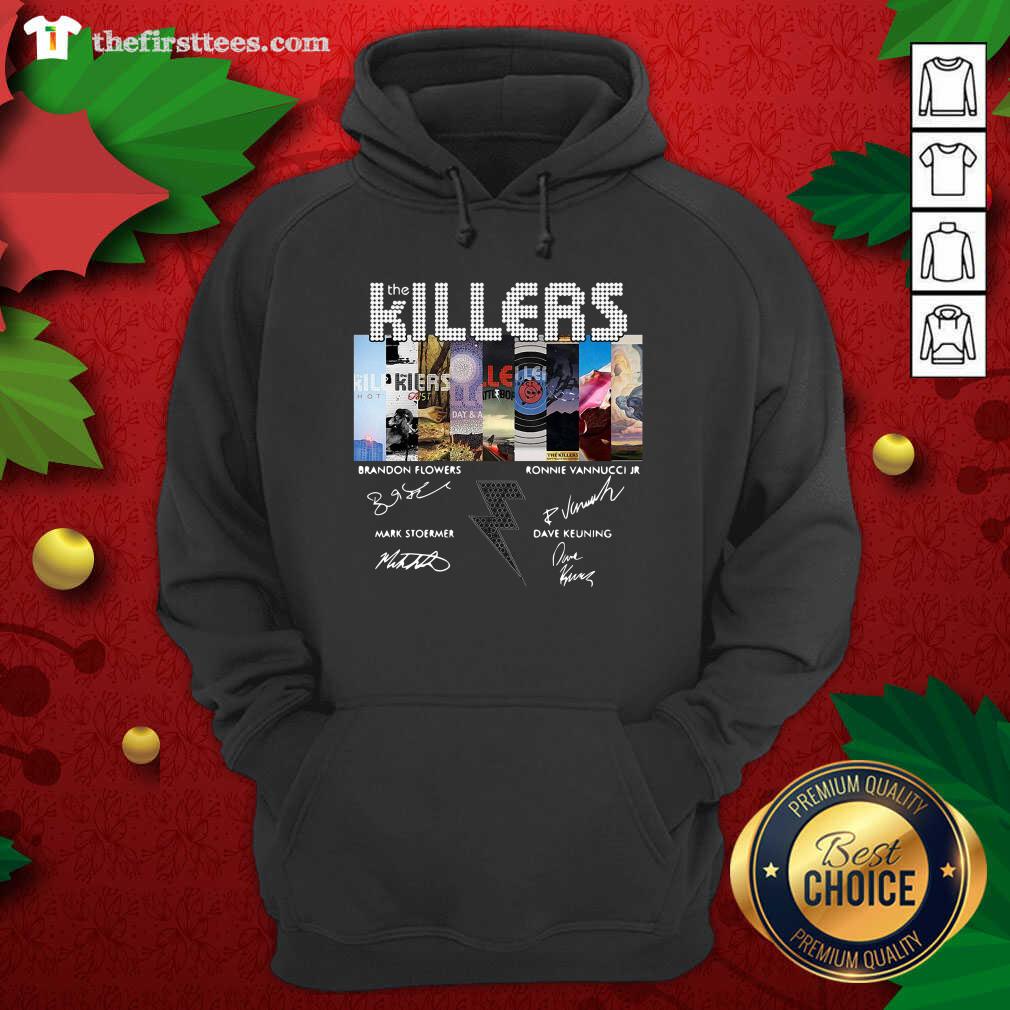 The Killers Band Members Signatures Hoodie - Design by Thefristtees.com The Killers Band Members Signatures Hoodie - Design by Thefristtees.com
