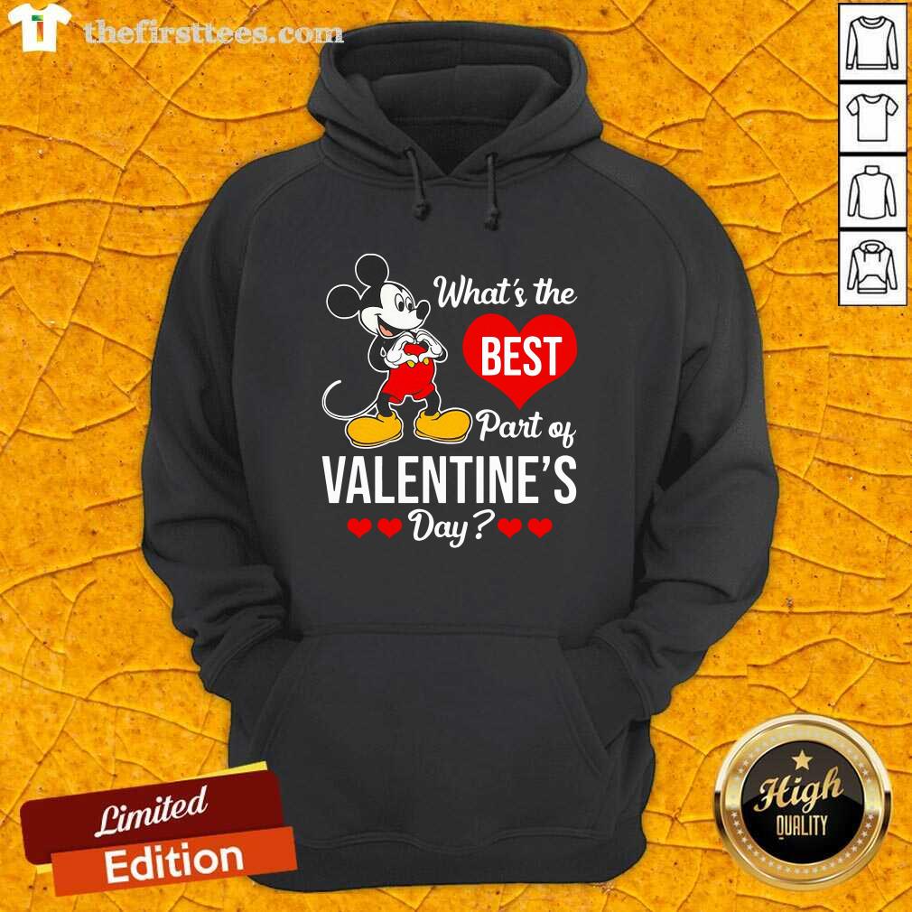 Mickey Mouse Whats The Best Part Of Valentines Day Hoodie - Design by Thefirsttees.com Mickey Mouse Whats The Best Part Of Valentines Day Hoodie - Design by Thefirsttees.com