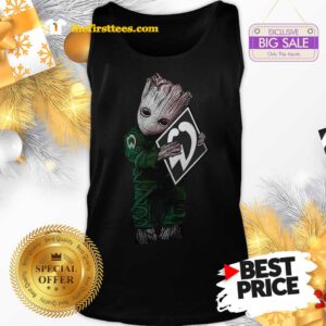 Official Like Baby Groot Hug Werder Bremen Tank Top - Design by Thefristtees.com