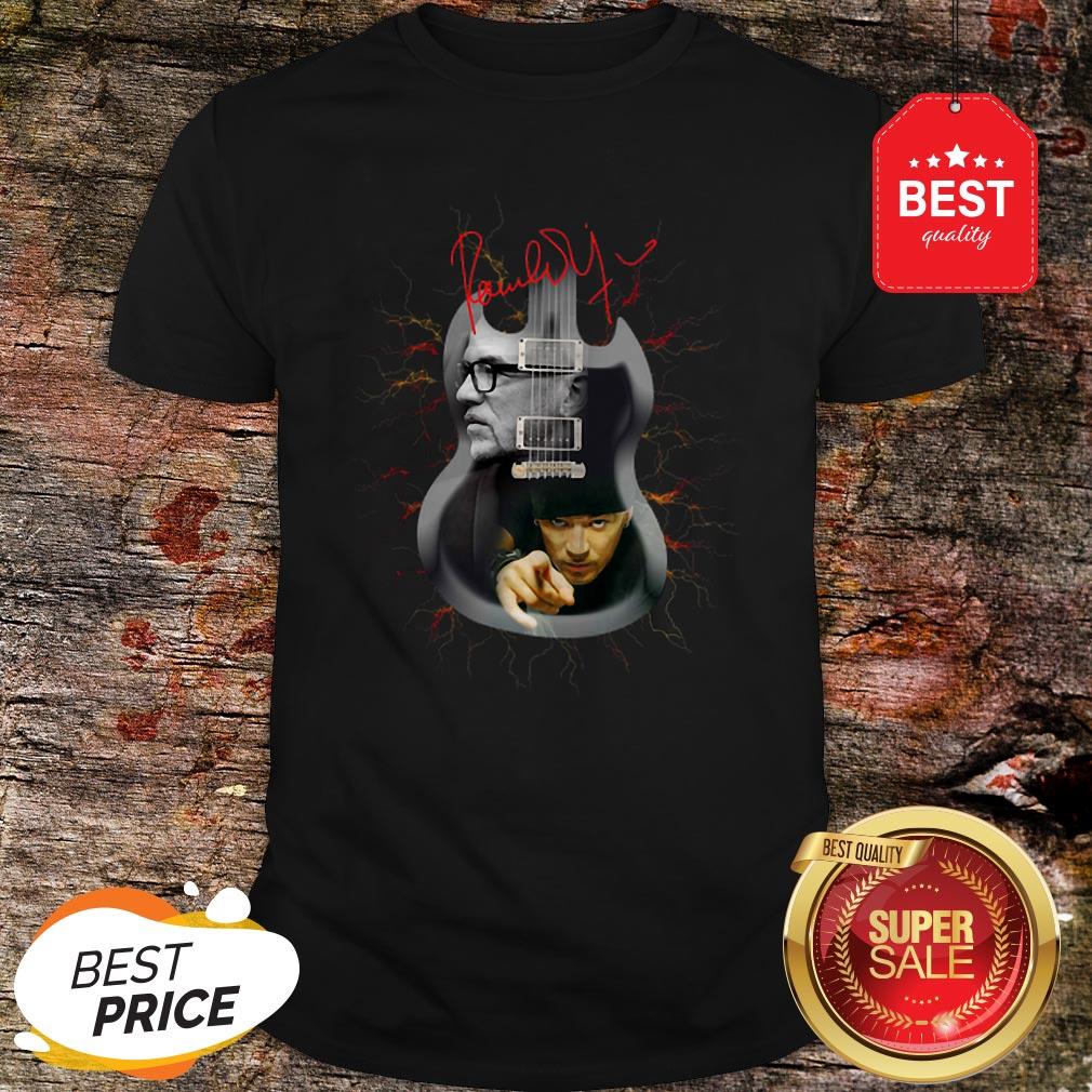 Official Pascal Obispo Guitarist Signature Shirt