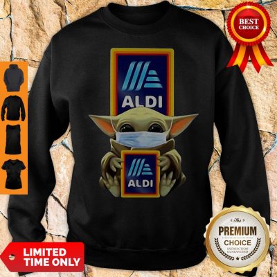 Official Star Wars Baby Yoda Face Mask Hug Aldi Sweatshirt