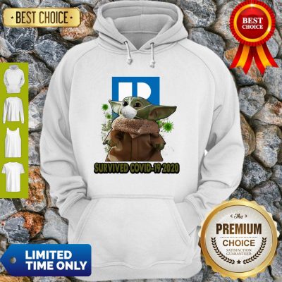 Baby Yoda Mask Realtors Survived COVID-19 2020 Hoodie