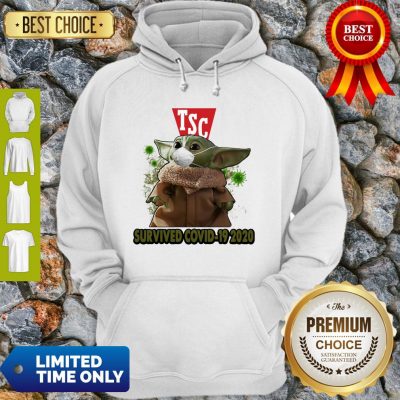 Baby Yoda Mask TSC Survived COVID-19 2020 Hoodie