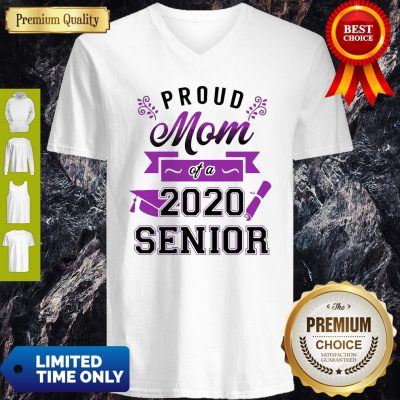 Official Proud Mom Of A 2020 Senior V-neck