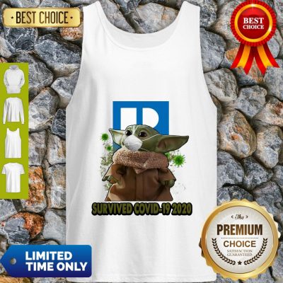 Baby Yoda Mask Realtors Survived COVID-19 2020 Tank Top
