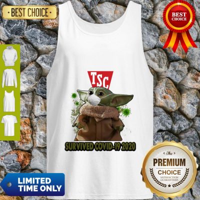 Baby Yoda Mask TSC Survived COVID-19 2020 Tank Top