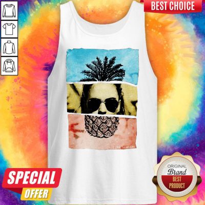 Funny Pineapple Face Tank Top