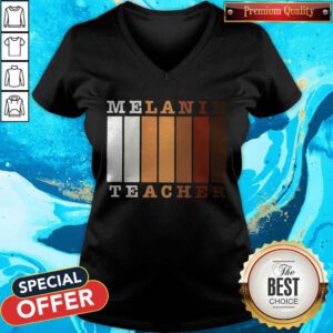 Good Melanin Teacher V-neck