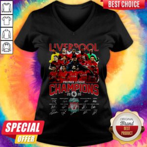 Premium Liverpool Premier League Champions 2019 2020 V-neck
