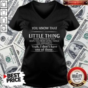 Pretty You Know That Little Things Inside Your Head V-neck