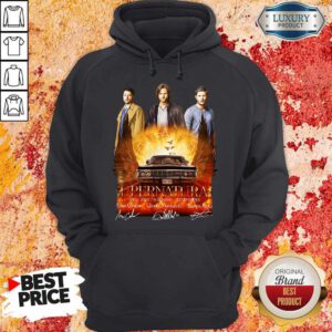 Supernatural 2005 2020 15 Seasons 327 Episodes Signatures Hoodie