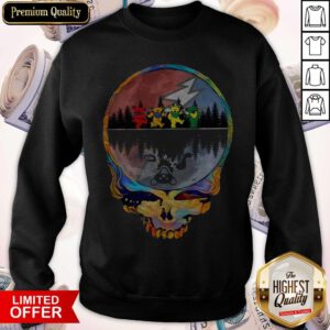 Colorful Skull Grateful Dead Sweatshirt