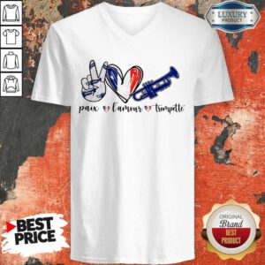 Premium Paix L’amour Trompette V-neck