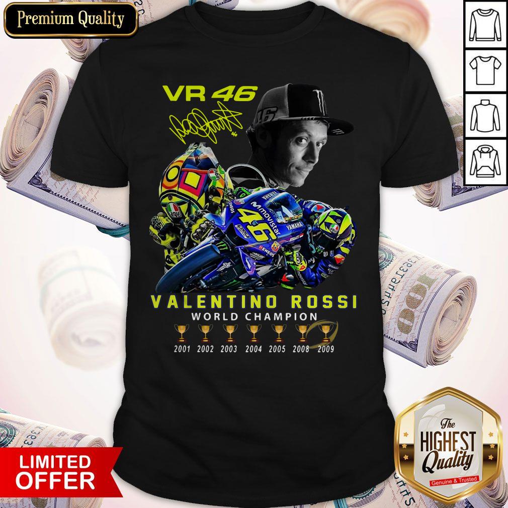 Premium VR46 Valentino Rossi Signature Shirt