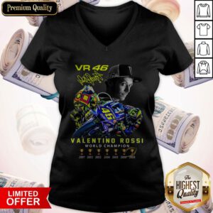 Premium VR46 Valentino Rossi Signature V-neck