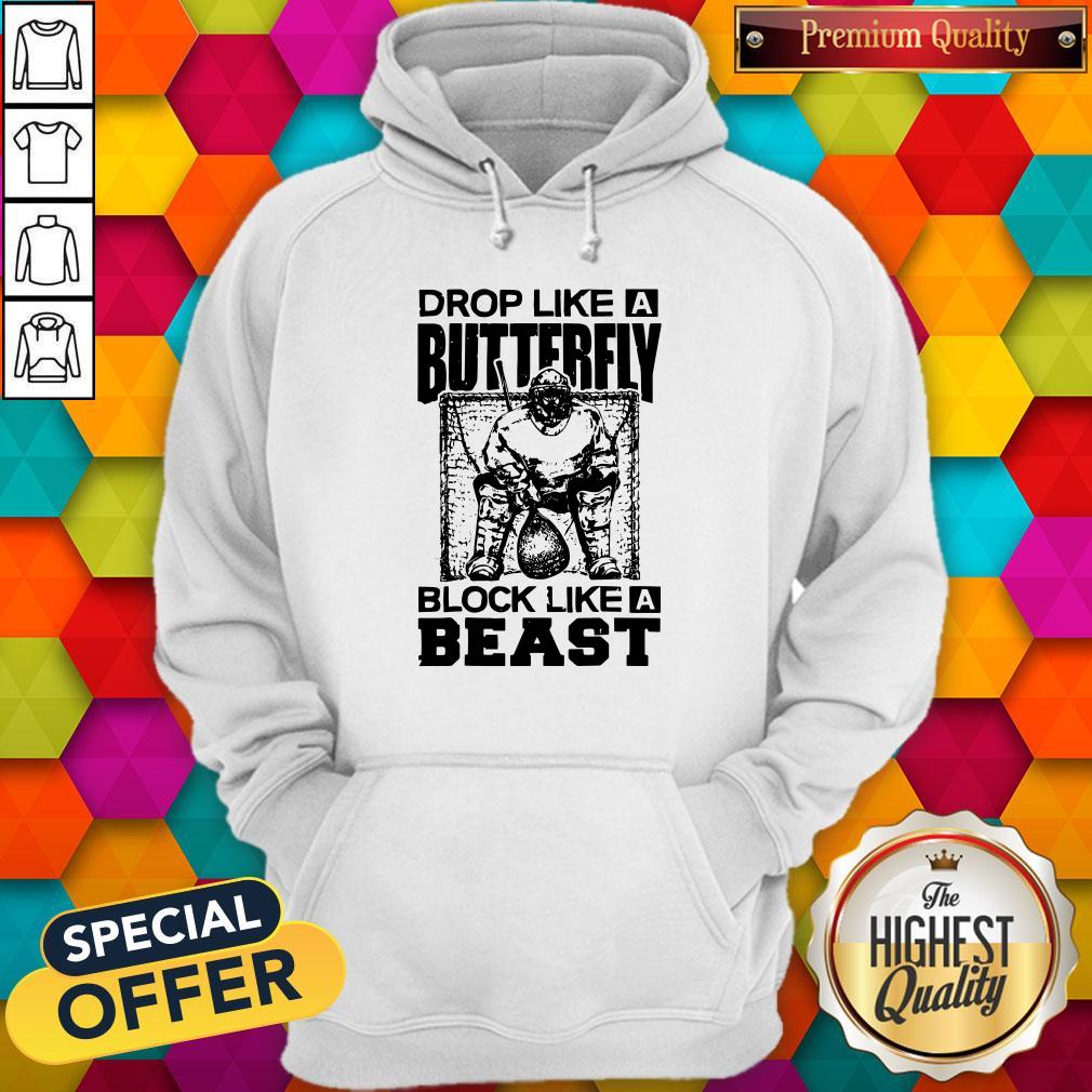 Pretty Drop Like A Butterfly Block Like A Beast Shirt - Image 4