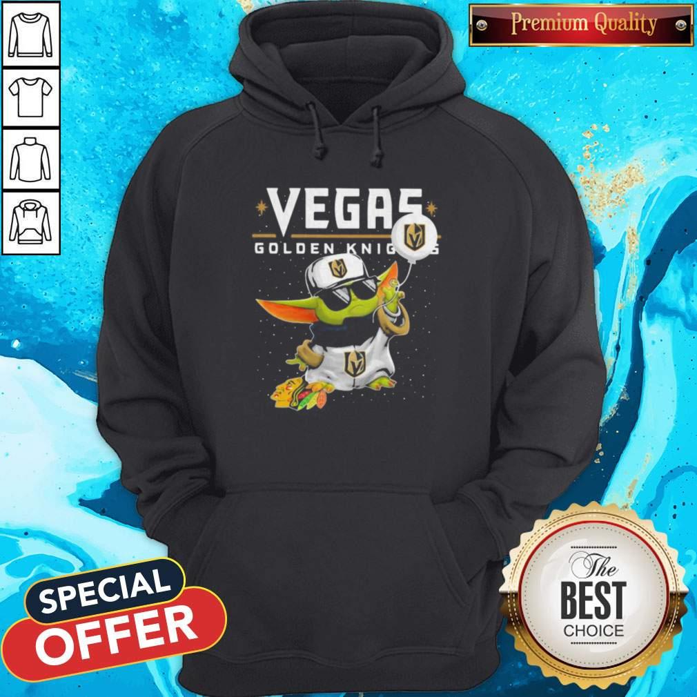 Awesome Baby Yoda Vegas Golden Knights Shirt - Image 4