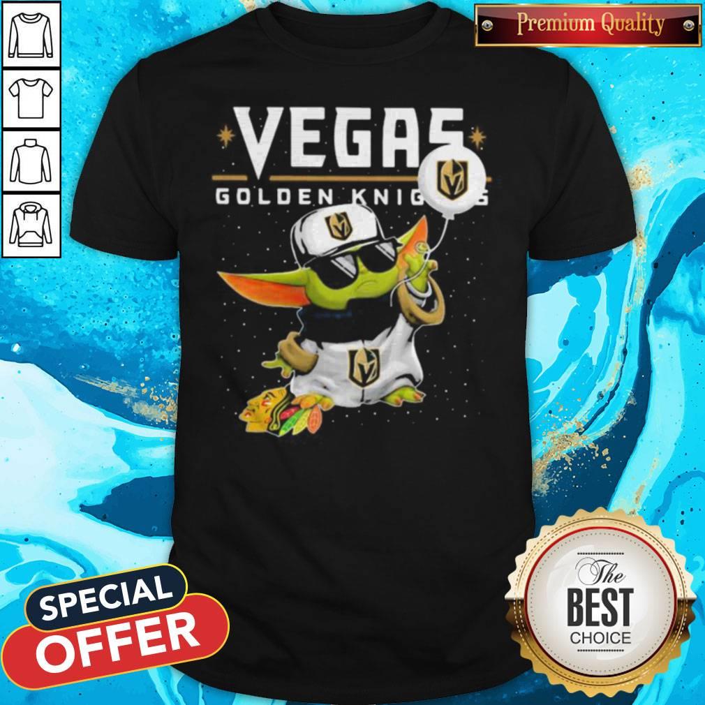 Awesome Baby Yoda Vegas Golden Knights Shirt