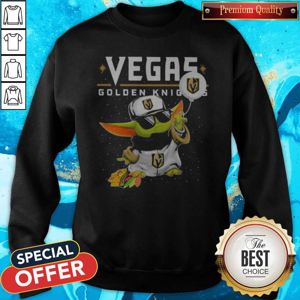Awesome Baby Yoda Vegas Golden Knights Shirt - Image 5