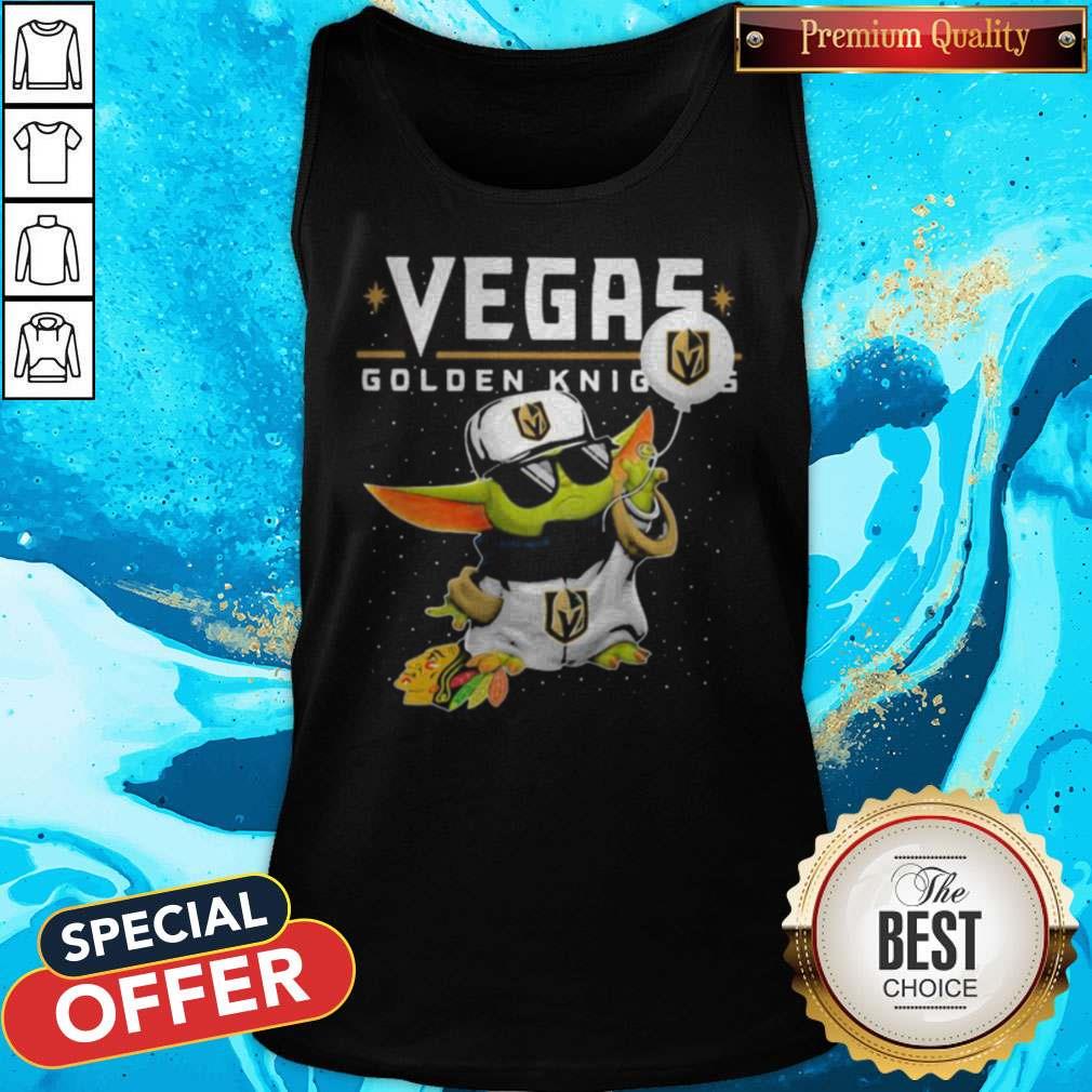 Awesome Baby Yoda Vegas Golden Knights Shirt - Image 2