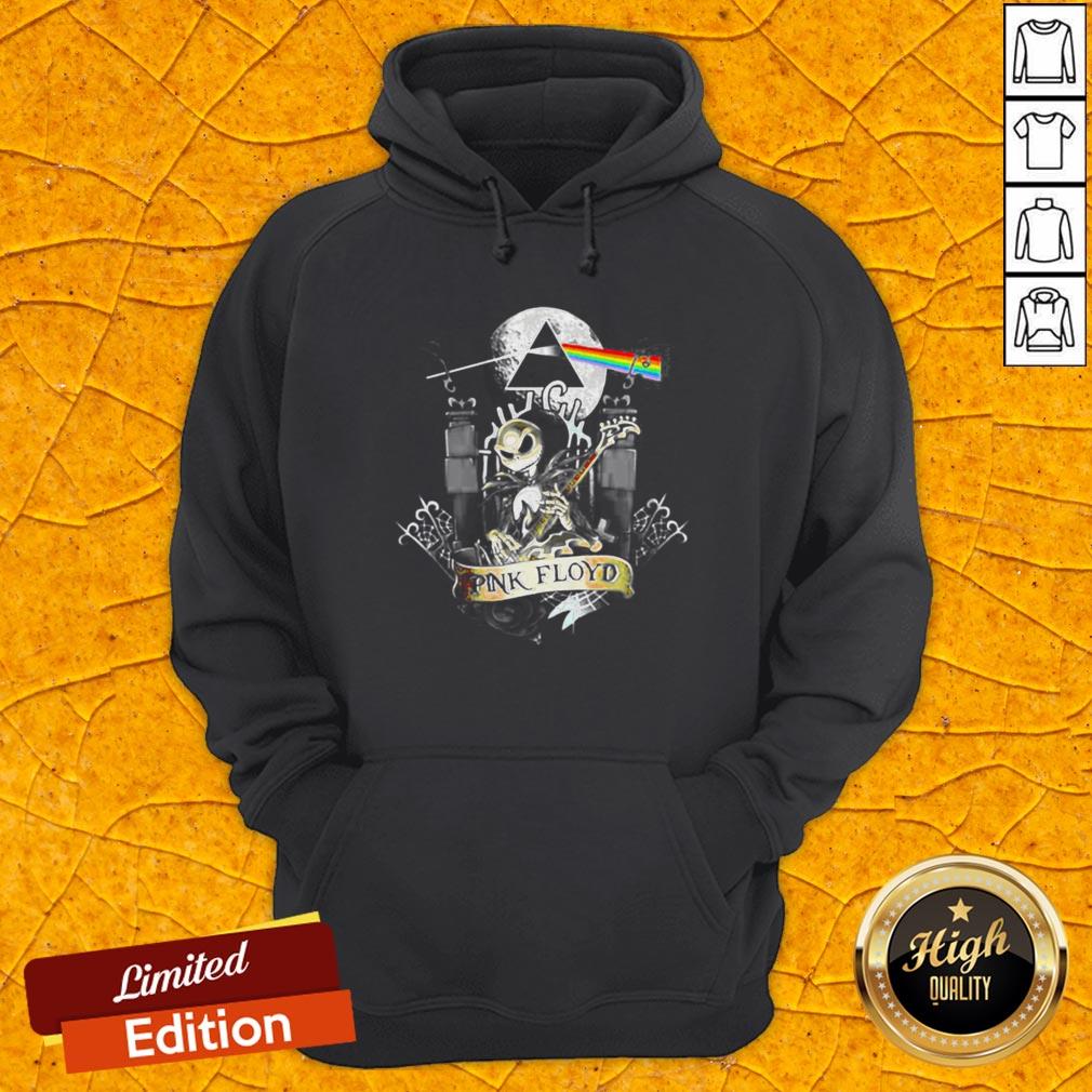 Jack Skellington Pink Floyd Band Halloween Shirt - Image 4
