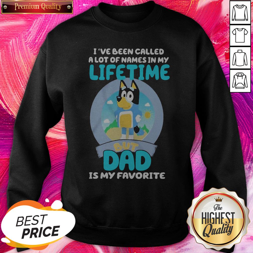 Official Bluey Bandit I’ve Been Called A Lot Of Names In My Lifetime But Dad Is My Favorite Sweatsthirt