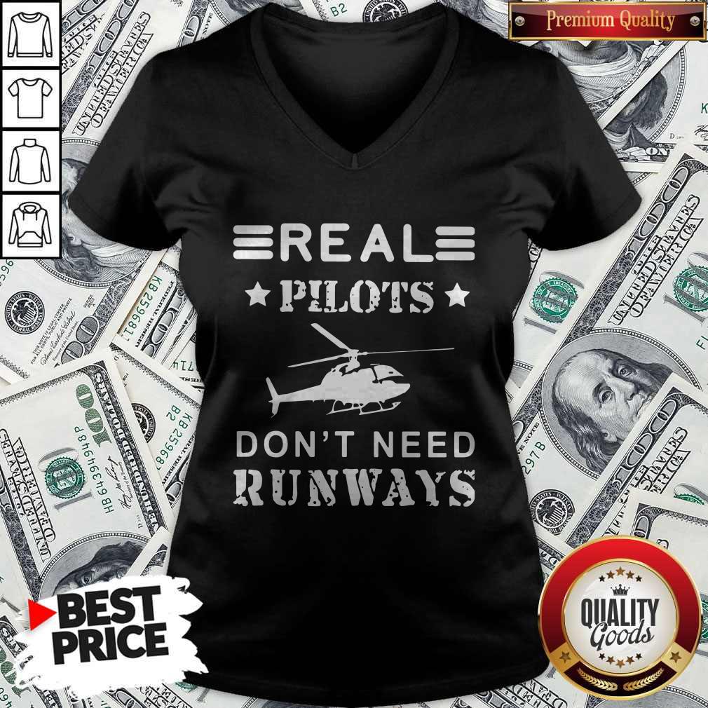 Official Real Pilots Don't Need Runways Shirt - Image 3