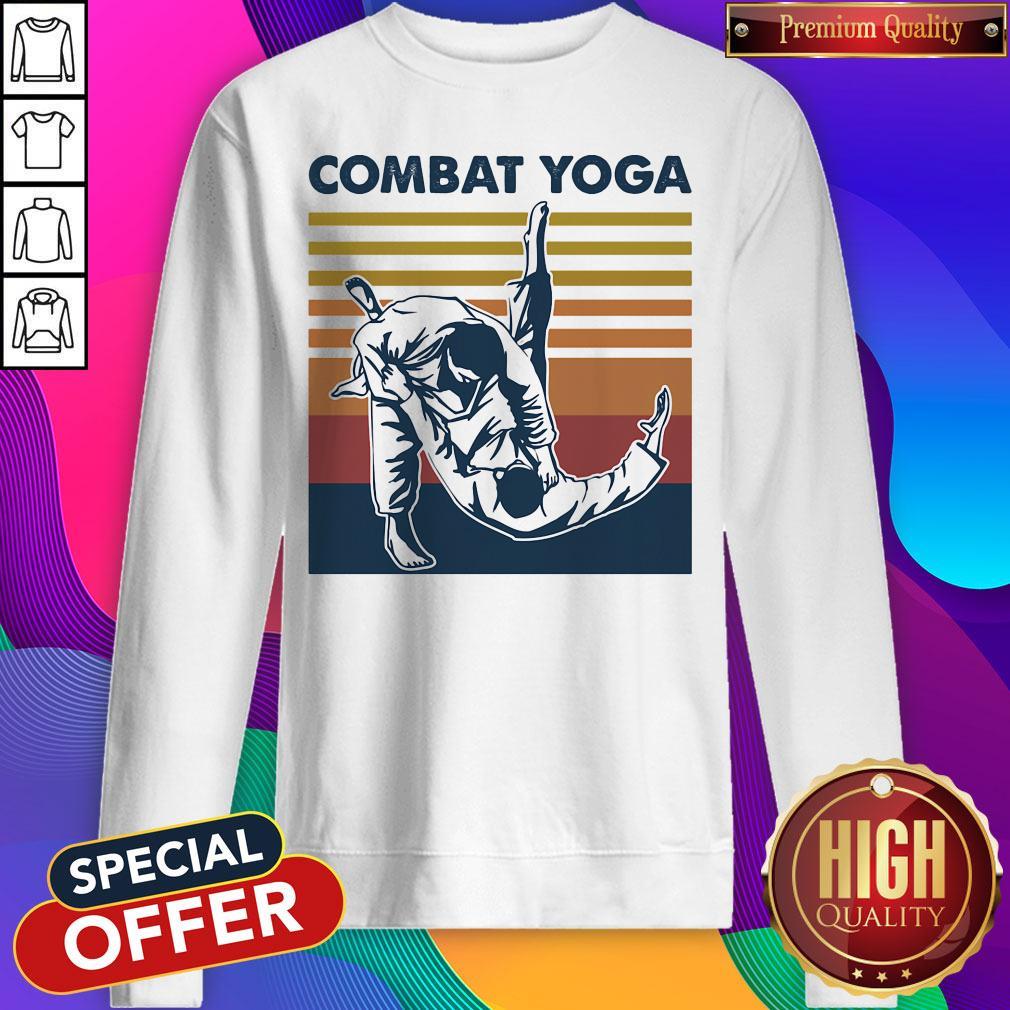 Perfect Combat Yoga Vintage Retro Shirt - Image 5