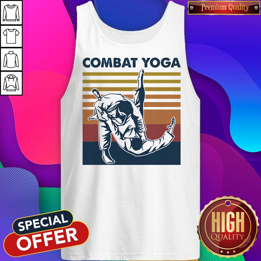 Perfect Combat Yoga Vintage Retro Shirt - Image 2