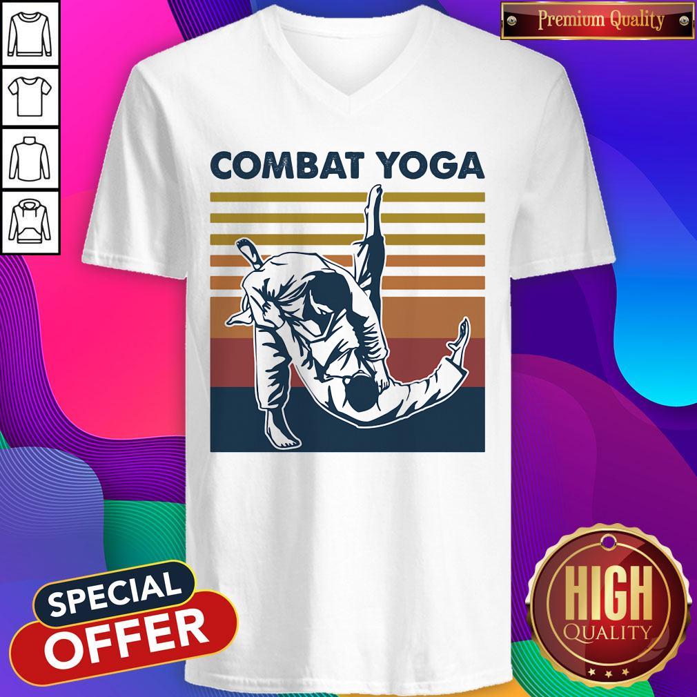 Perfect Combat Yoga Vintage Retro Shirt - Image 3
