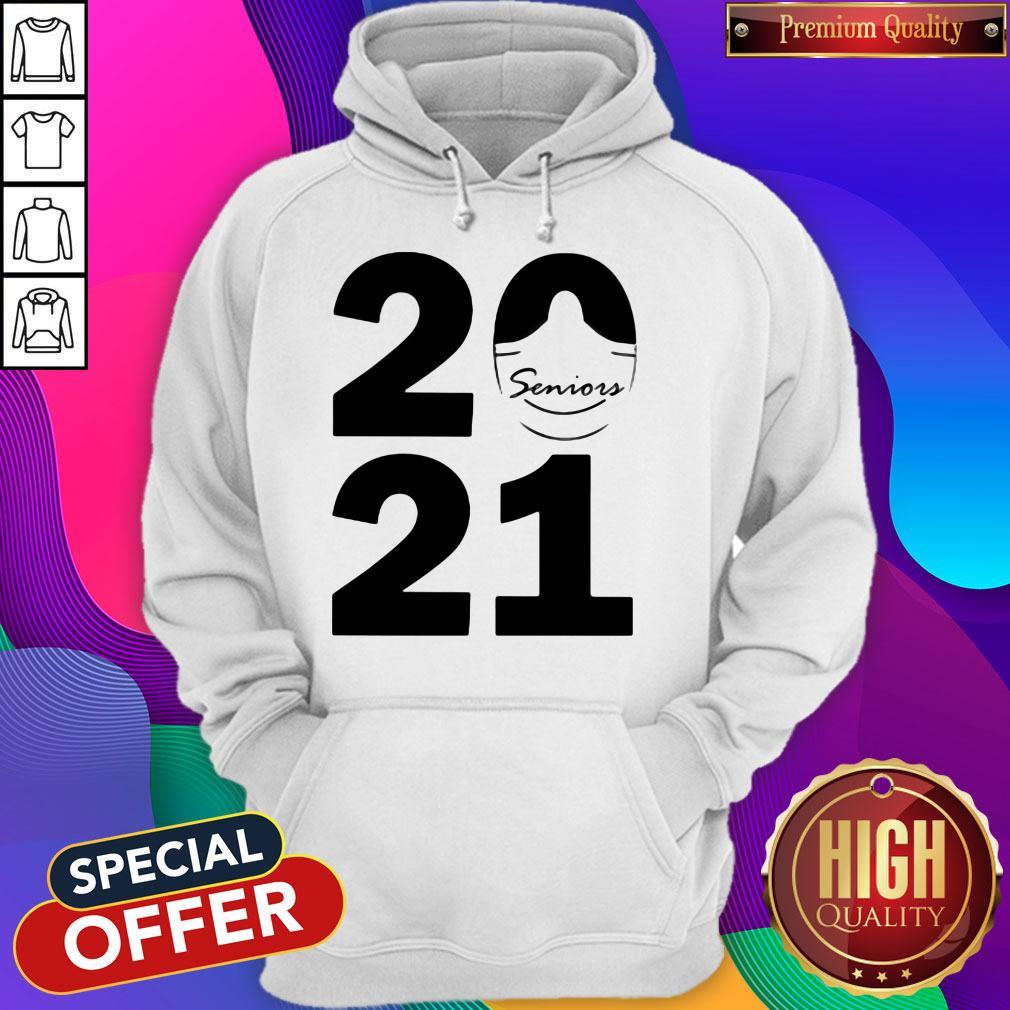 Premium 2021 Seniors Mask Shirt - Image 4