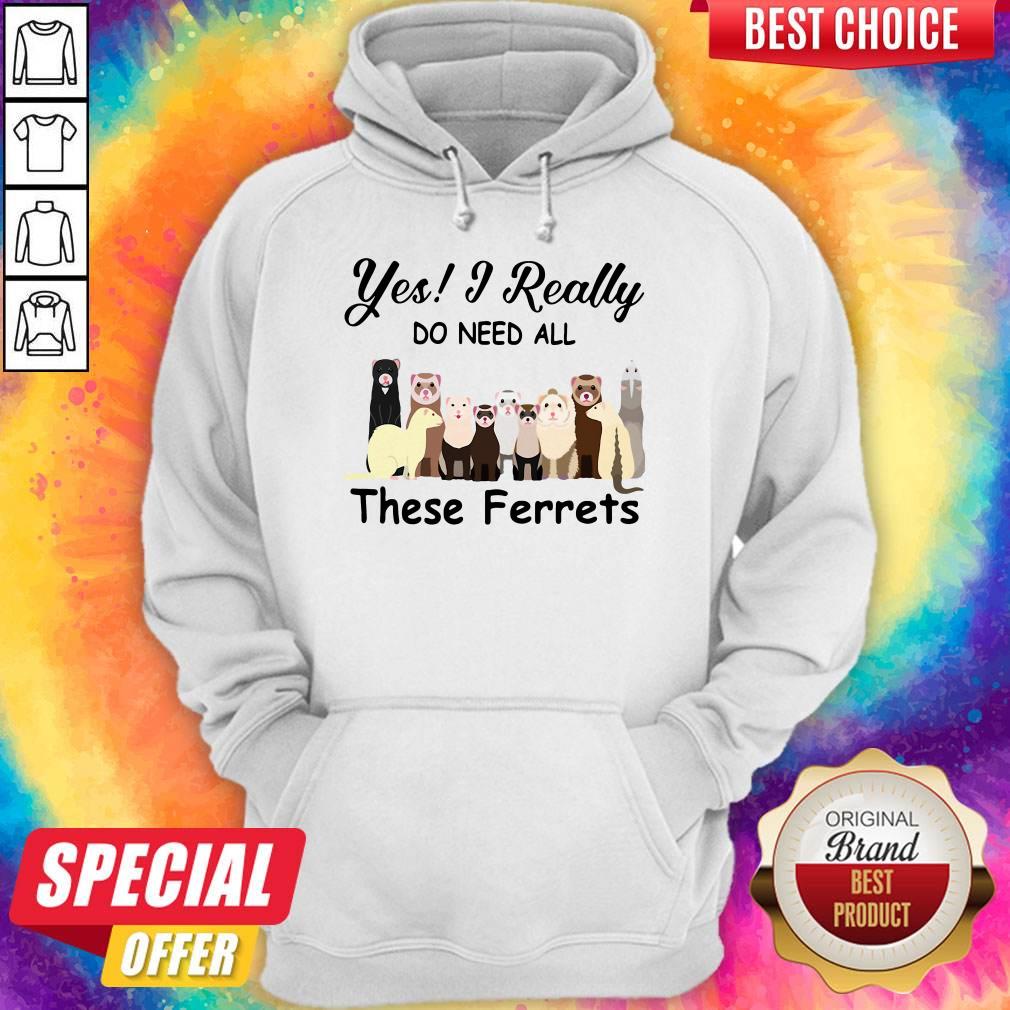 Pretty Yes I Really Do Need All These Ferrets Shirt - Image 4