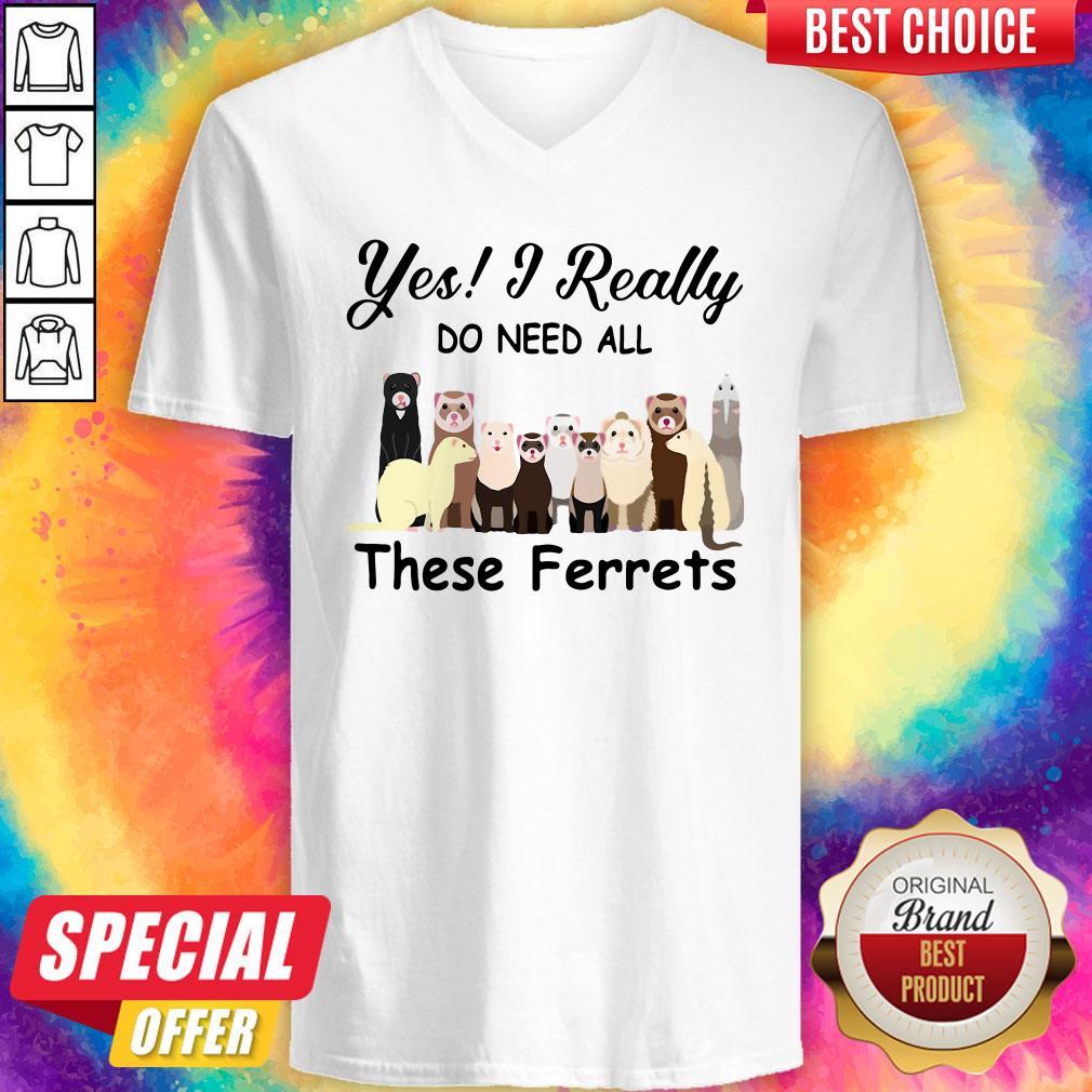 Pretty Yes I Really Do Need All These Ferrets Shirt - Image 3