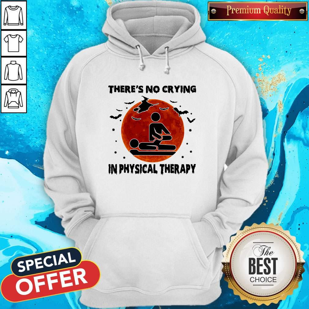There's No Crying In Physical Therapy Witch Sunset Halloween Shirt - Image 2