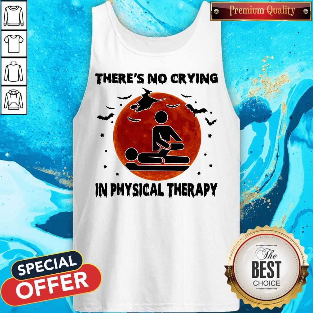 There's No Crying In Physical Therapy Witch Sunset Halloween Shirt - Image 4