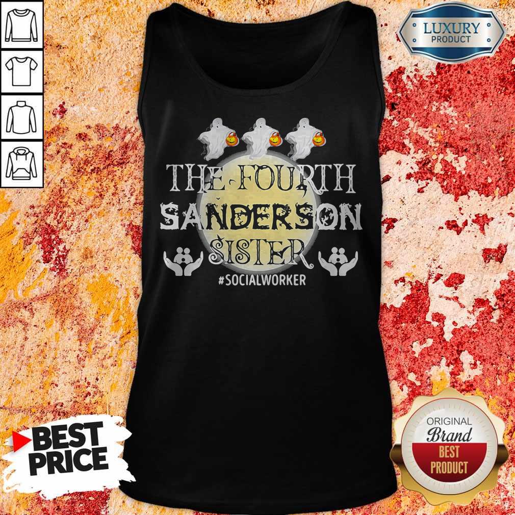 Top The Fourth Sanderson Sister #Socialworker Ghost Moon Shirt - Image 2