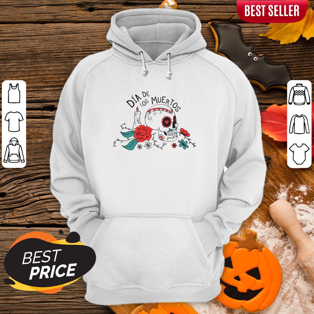 Dia De Los Muertos Day Dead Sugar Skull Rose Hoodie
