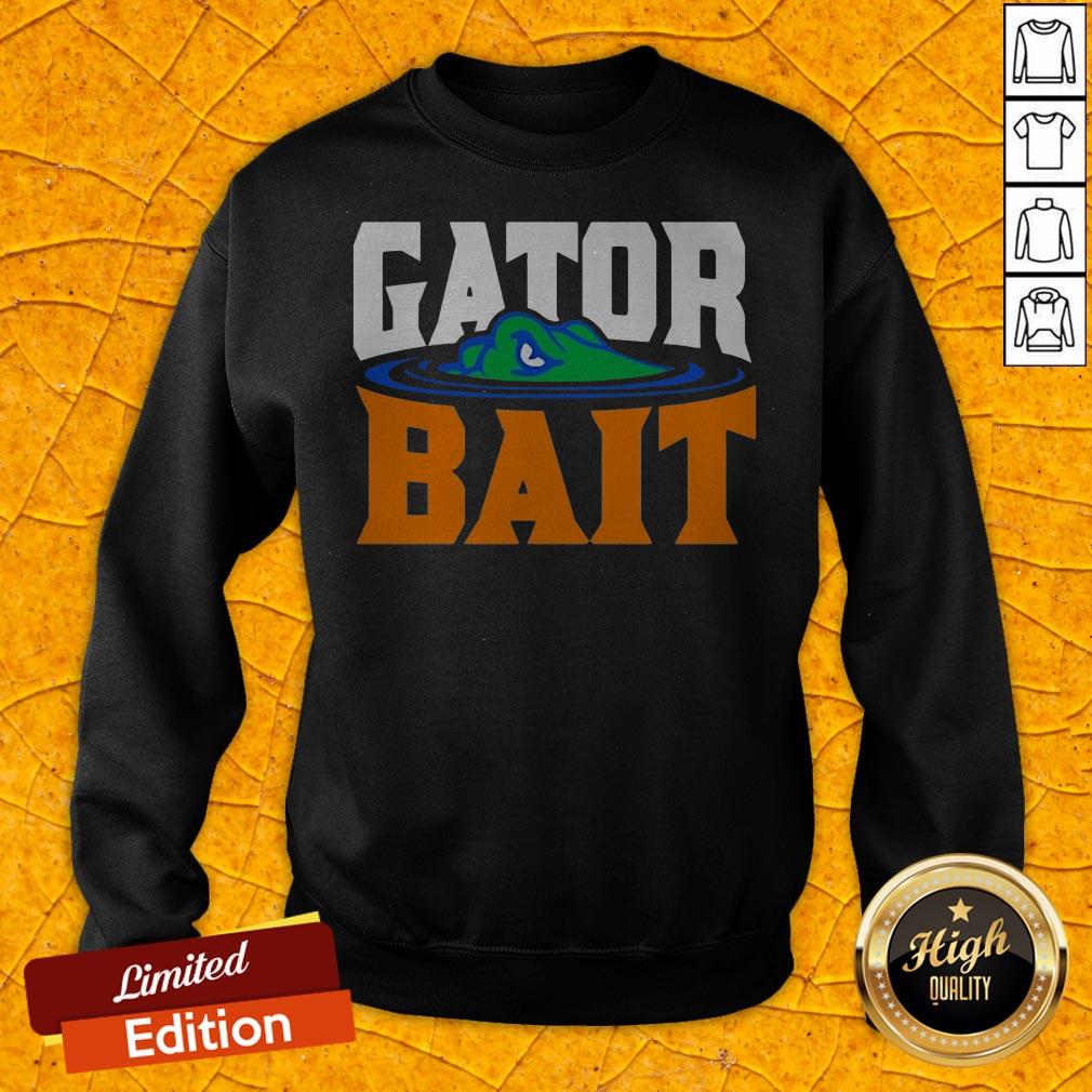 Cute Gator Bait Crocodile Sweatshirt