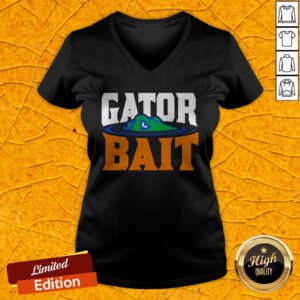 Cute Gator Bait Crocodile V-neck