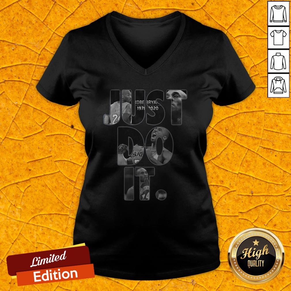 Nice Kobe Bryan 1978 2020 Lakers Just Do It V-neck